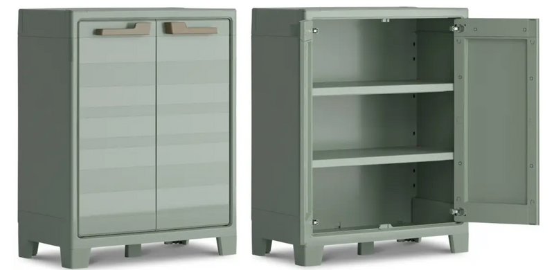 Шкаф пластиковый многофункциональный Keter/Kis Planet Outdoor Base Cabinet 250144 зеленый