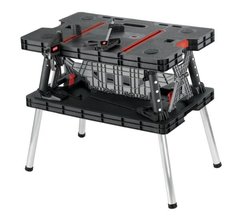 Верстак-стол переносной KETER FOLDING WORK TABLE PRO 237005 стол для резки инструментальний 17182239 плюс 2 струбцины