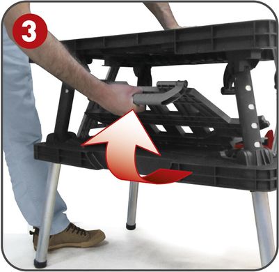 Верстак-стол переносной KETER FOLDING WORK TABLE PRO 237005 стол для резки инструментальний 17182239 плюс 2 струбцины