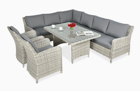 Комплект садових меблів Focus Garden Maryland 002439 світло сірий, Світло-сірий