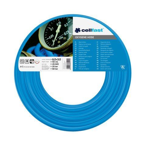 Шланг для кисню Cellfast 6,0 &times; 3,0 мм 80 м 20-684