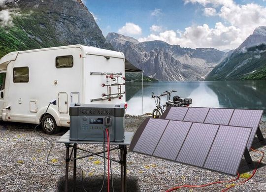 Портативний акумулятор з розеткою ALLPOWERS S2000 зарядна станція 405000mah 1500wh 4usb/2usb-c/4 розетки
