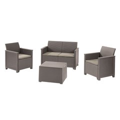 Комплект садовой мебели Keter Elodie 2 Seater Sofa Set 246155 капучино (254091)