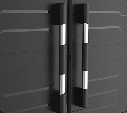 Шкаф пластиковый многофункциональный Keter/Kis XL Garage Low Cabinet низкий 241544 темно-серый