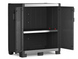 Шкаф пластиковый многофункциональный Keter/Kis XL Garage Low Cabinet низкий 241544 темно-серый