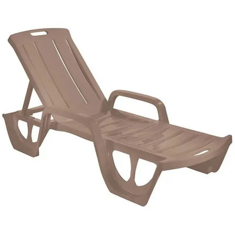 Шезлонг пластиковый Keter Florida 227646 капучино