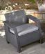 Комплект пластиковых садовых кресел Keter Corfu Duo Set 258976 графит