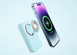 Павербанк Powerbank Baseus Magnetic Mini з бездротовою зарядкою 10000 mAh 30W Blue
