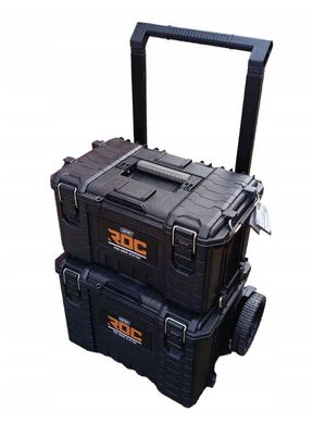 Ящик для инструментов на колесах Keter 256981 ROC Pro Gear Cart 2.0​​​​​​​, Черный