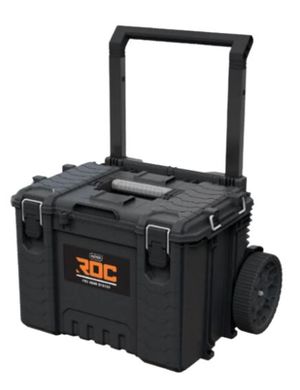 Ящик для инструментов на колесах Keter 256981 ROC Pro Gear Cart 2.0​​​​​​​, Черный