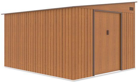 Сарай для инструмента HardMaster Jasper 9x10 Oak Brown 004026 (279х321 см)
