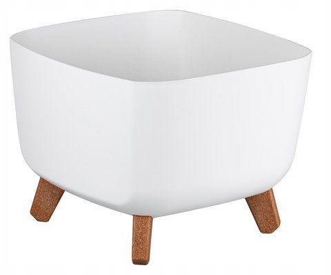 Горщик Prosperplast Gracia Square DGQL400-S449 білий