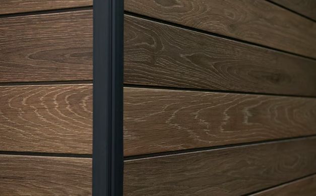 Садовый домик пластиковый Keter Signature Pent 11x7 (342см х 216см) 259822 орех