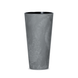 Горщик для квітів пластиковий Prosperplast Tubus Slim Beton Effect DTUS400E-425U темно-сірий