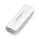 Зовнішній акумулятор Powerbank Esperanza Joule 2200mAh білий/сірий EMP103WE