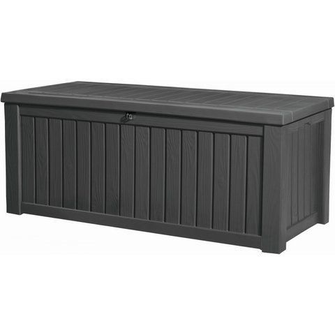 Скриня пластикова для зберігання Keter Rockwood 570 л. 250185 графіт