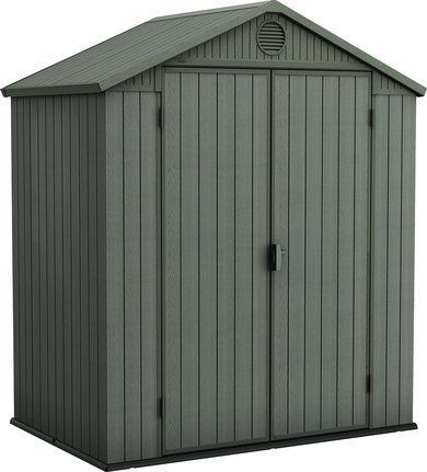 Садовый пластиковый домик Keter Darwin 6x4 259001 оливковый