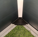 Пластиковий садовий будиночок HardMaster Vermont 003466 Cold Grey (134x192 см)